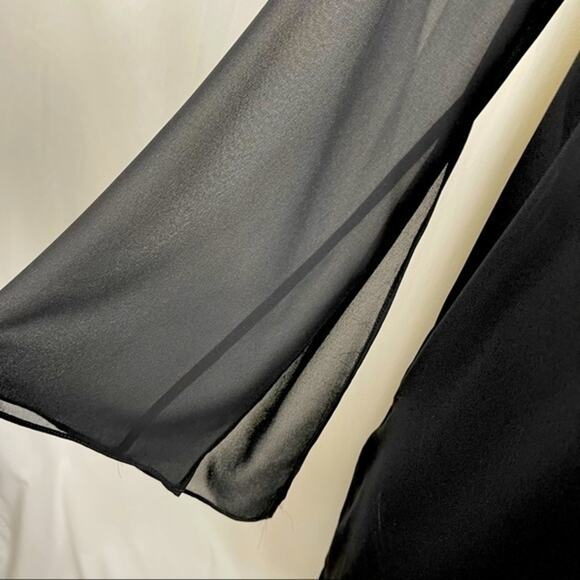 Compli K Sheer Black Party Event Date Night Quiet Luxury Dress NWT Size S - Picture 7 of 14